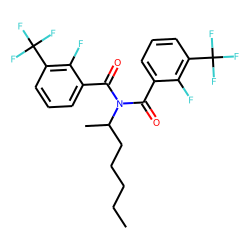 Benzamide, 3-trifluoromethyl-2-fluoro-N-(3-trifluoromethyl-2-fluorobenzoyl)-N-hept-2-yl-