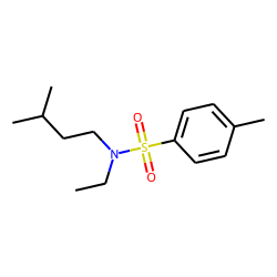 Benzenesulfonamide, 4-methyl-N-ethyl-N-3-methylbutyl-