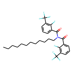 Benzamide, 3-trifluoromethyl-2-fluoro-N-(3-trifluoromethyl-2-fluorobenzoyl)-N-dodecyl-