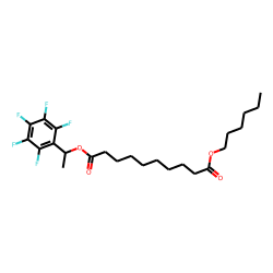 Sebacic acid, hexyl 1-(pentafluorophenyl)ethyl ester