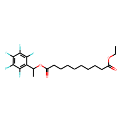Sebacic acid, ethyl 1-(pentafluorophenyl)ethyl ester