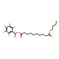 Sebacic acid, butyl 1-(pentafluorophenyl)ethyl ester