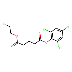 Glutaric acid, 2,4,6-trichlorophenyl 2-fluoroethyl ester