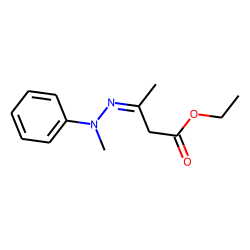 Ethyl-(E)-3-(N'-methyl-N'-phenylhydrazono)-2-butanoate