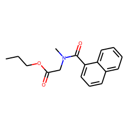 Sarcosine, N-(1-naphthoyl)-, propyl ester