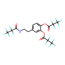 Propanoic acid, pentafluoro-, 4-[2-[(2,2,3,3,3-pentafluoro-1-oxopropyl)amino]ethyl]-1,2-phenylene ester