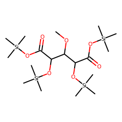 3-O-Methylarabinaric acid, TMS