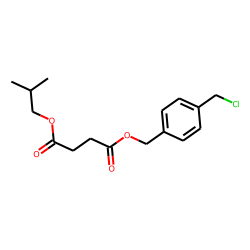 Succinic acid, 4-(chloromethyl)benzyl isobutyl ester