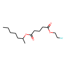 Glutaric acid, hept-2-yl 2-fluoroethyl ester