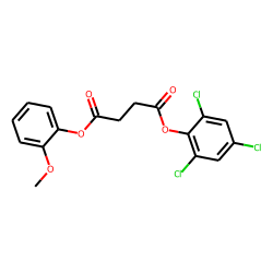 Succinic acid, 2,4,6-trichlorophenyl 2-methoxyphenyl ester