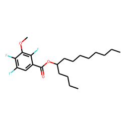 2,4,5-Trifluoro-3-methoxybenzoic acid, 5-tridecyl ester