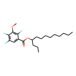2,4,5-Trifluoro-3-methoxybenzoic acid, 4-tridecyl ester
