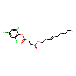 Succinic acid, 2,4,6-trichlorophenyl non-3-en-1-yl ester
