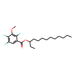 2,4,5-Trifluoro-3-methoxybenzoic acid, 3-tridecyl ester