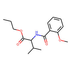 L-Valine, N-(2-methoxybenzoyl)-, propyl ester