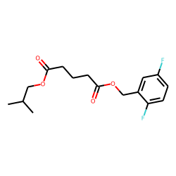 Glutaric acid, 2,5-difluorobenzyl isobutyl ester