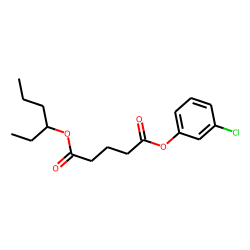 Glutaric acid, 3-chlorophenyl 3-hexyl ester