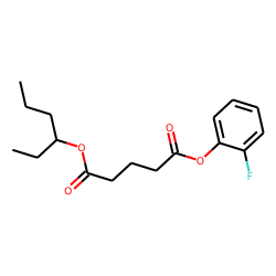 Glutaric acid, 2-fluorophenyl 3-hexyl ester