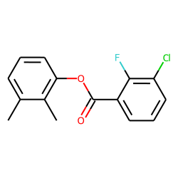 3-Chloro-2-fluorobenzoic acid, 2,3-dimethylphenyl ester