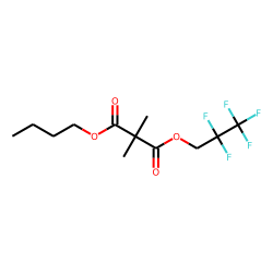 Dimethylmalonic acid, butyl 2,2,3,3,3-pentafluoropropyl ester