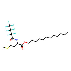 l-Methionine, n-heptafluorobutyryl-, dodecyl ester