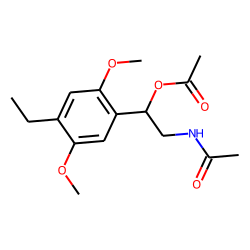 2-(2,5-Dimethoxy-4-ethylphenyl)-2-acetoxyethylamine, N-acetyl-