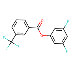 3-Trifluoromethylbenzoic acid, 3,5-difluorophenyl ester