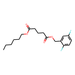 Glutaric acid, 2,5-difluorobenzyl hexyl ester