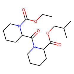 Pipecolylpipecolic acid, N-ethoxycarbonyl-, isobutyl ester