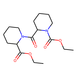 Pipecolylpipecolic acid, N-ethoxycarbonyl-, ethyl ester