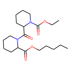 Pipecolylpipecolic acid, N-ethoxycarbonyl-, pentyl ester