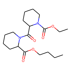 Pipecolylpipecolic acid, N-ethoxycarbonyl-, butyl ester
