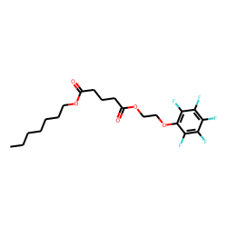 Glutaric acid, heptyl 2-(pentafluorophenoxy)ethyl ester