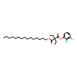 Diethylmalonic acid, 2,3-dichlorophenyl pentadecyl ester