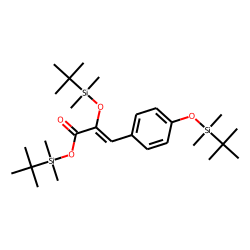 tert-Butyl(dimethyl)silyl-2-{[tert-butyl(dimethyl)silyl]oxy}-3-(4-{[tert-butyl(dimethyl)silyl]oxy}phenyl)acrylate