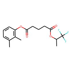 Glutaric acid, 1,1,1-trifluoroprop-2-yl 2,3-dimethylphenyl ester