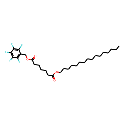 Pimelic acid, hexadecyl pentafluorobenzyl ester