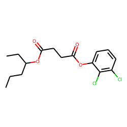 Succinic acid, 2,3-dichlorophenyl 3-hexyl ester