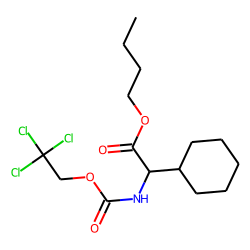 Glycine, 2-cyclohexyl-N-(2,2,2-trichloroethoxy)carbonyl-, butyl ester
