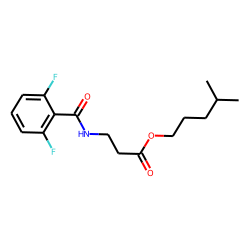 «beta»-Alanine, N-(2,6-difluorobenzoyl)-, isohexyl ester