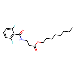 «beta»-Alanine, N-(2,6-difluorobenzoyl)-, octyl ester