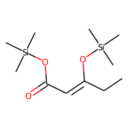 3-Ketovaleric acid, bis(trimethylsilyl)-