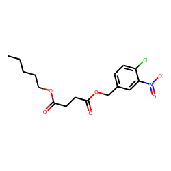 Succinic acid, 4-chloro-3-nitrobenzyl pentyl ester