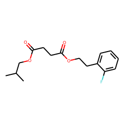 Succinic acid, 2-fluorophenethyl isobutyl ester