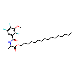 D-Alanine, N-(2,4,5-trifluoro-3-methoxybenzoyl)-, hexadecyl ester