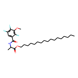 D-Alanine, N-(2,4,5-trifluoro-3-methoxybenzoyl)-, heptadecyl ester