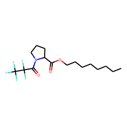 l-Proline, n-pentafluoropropionyl-, octyl ester