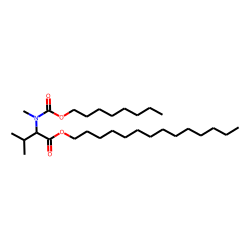 DL-Valine, N-methyl-N-octyloxycarbonyl-, tetradecyl ester