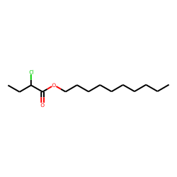 Butanoic acid, 2-chloro, decyl ester