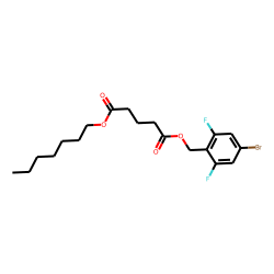 Glutaric acid, 2,6-difluoro-4-bromobenzyl heptyl ester